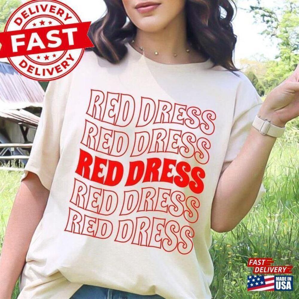 Jonas Brothers Meme T-Shirt Red Dress Shirt